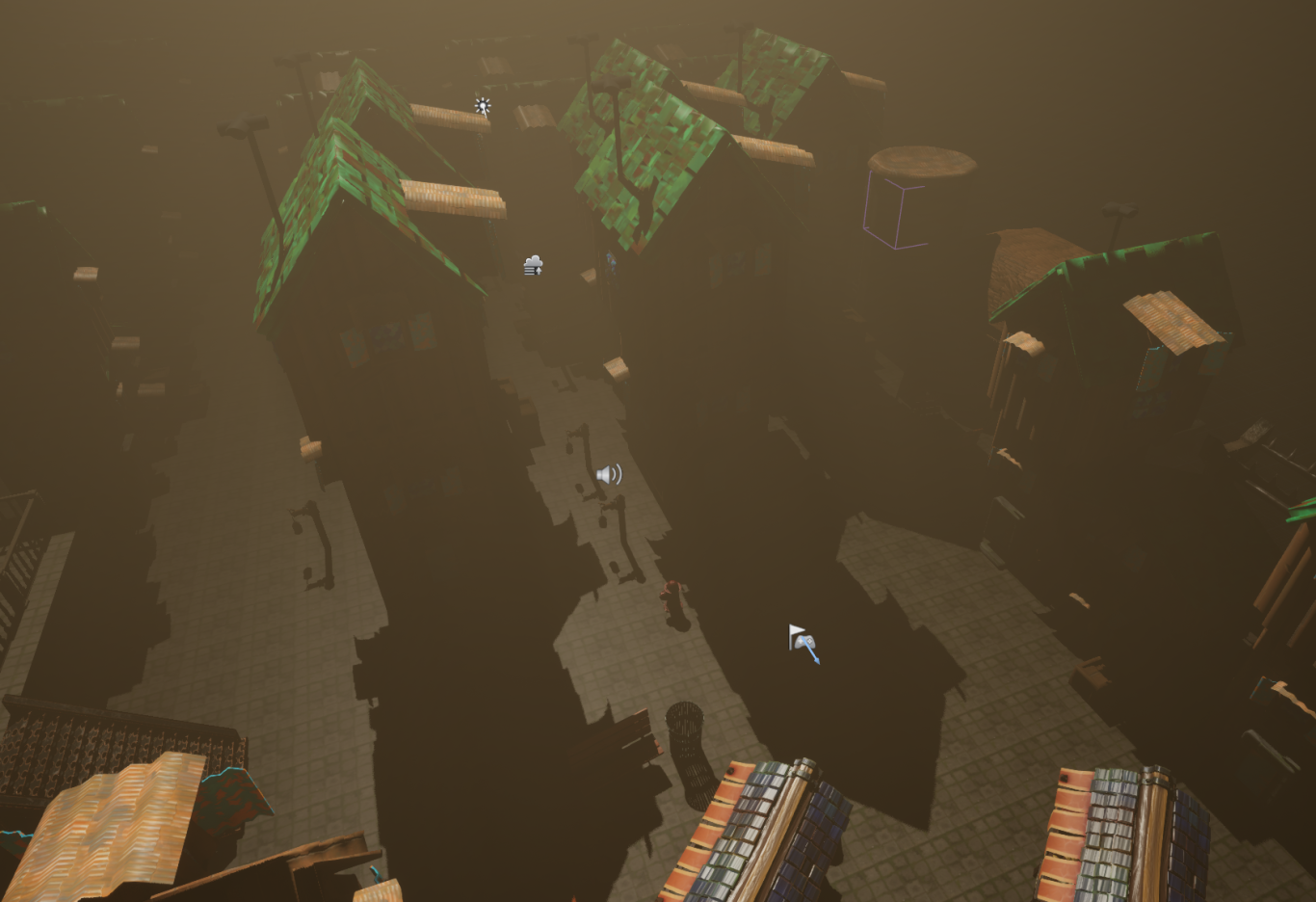 Game top view of the the first protype
